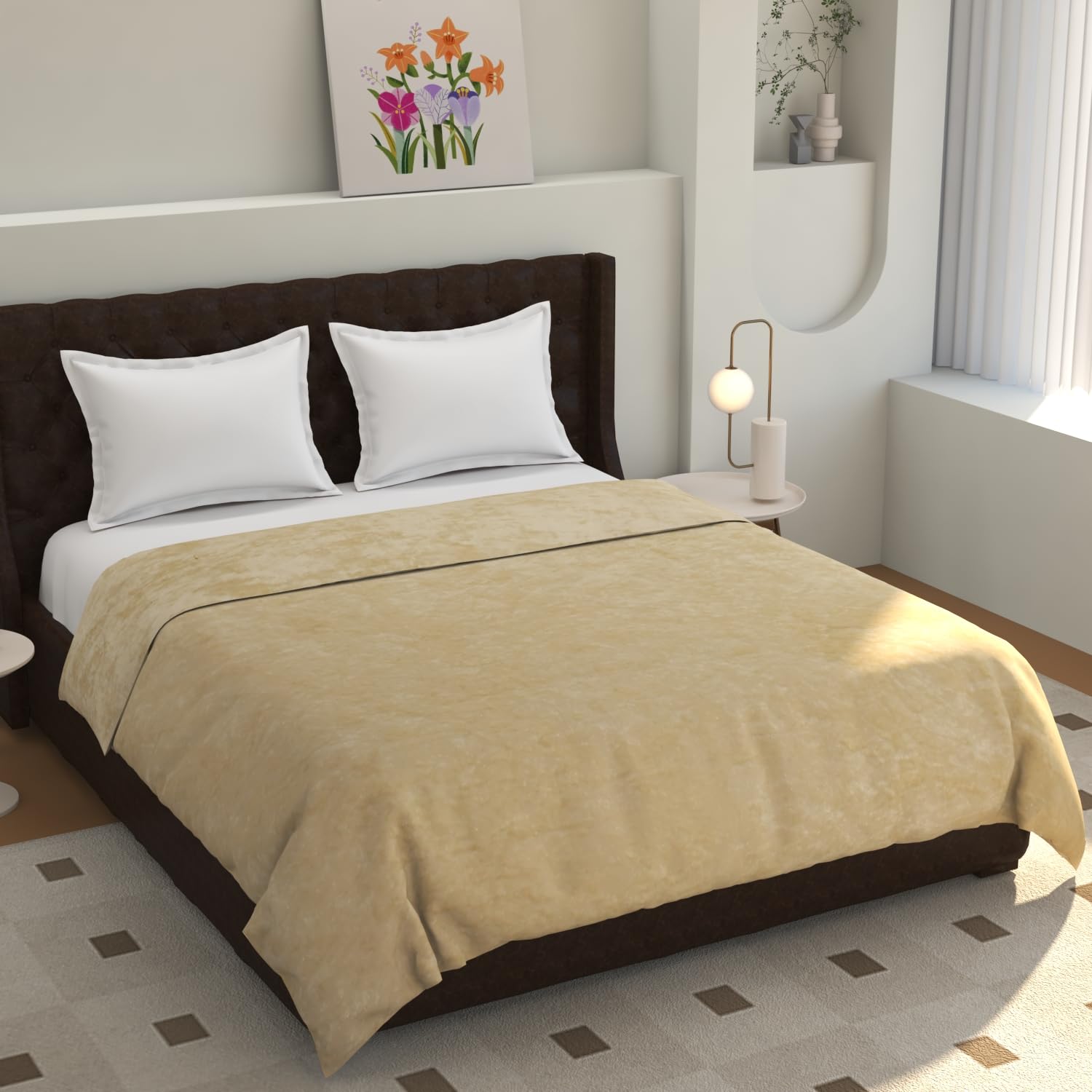 Warm Reversible Blanket Cover Double Bed with Zipper
