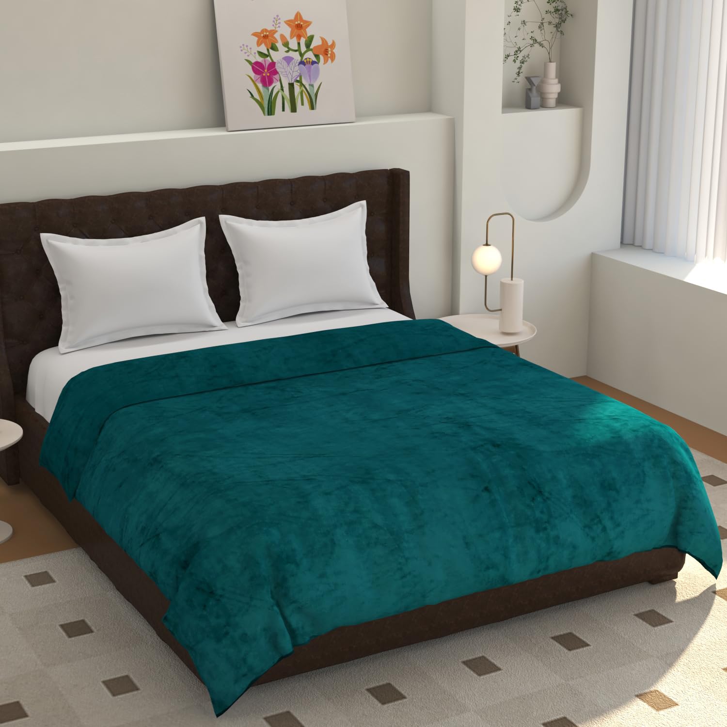 Warm Reversible Blanket Cover Double Bed with Zipper