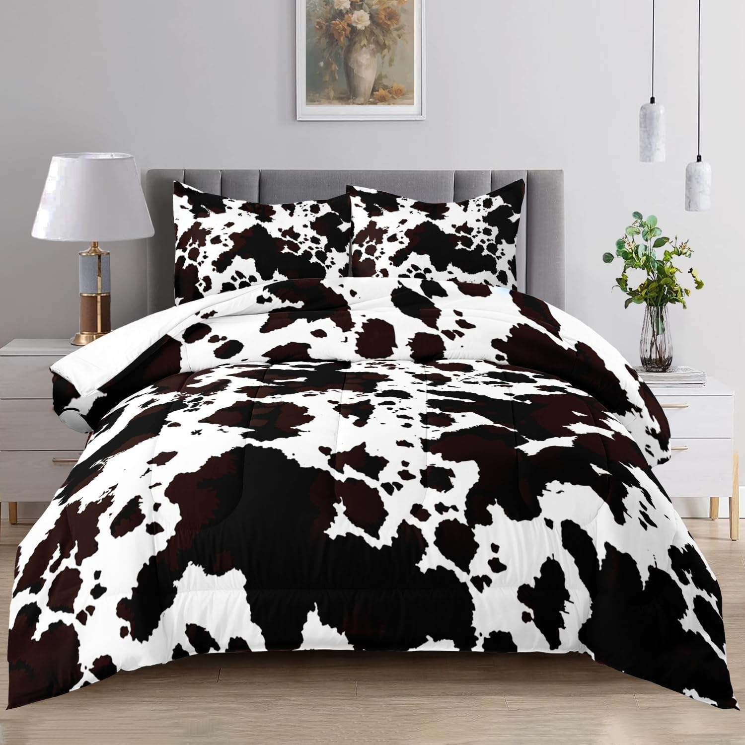 7D King Size Bedsheet with 2 Pillow Covers