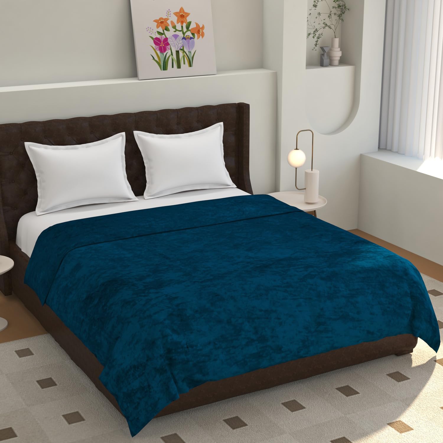 Warm Reversible Blanket Cover Double Bed with Zipper