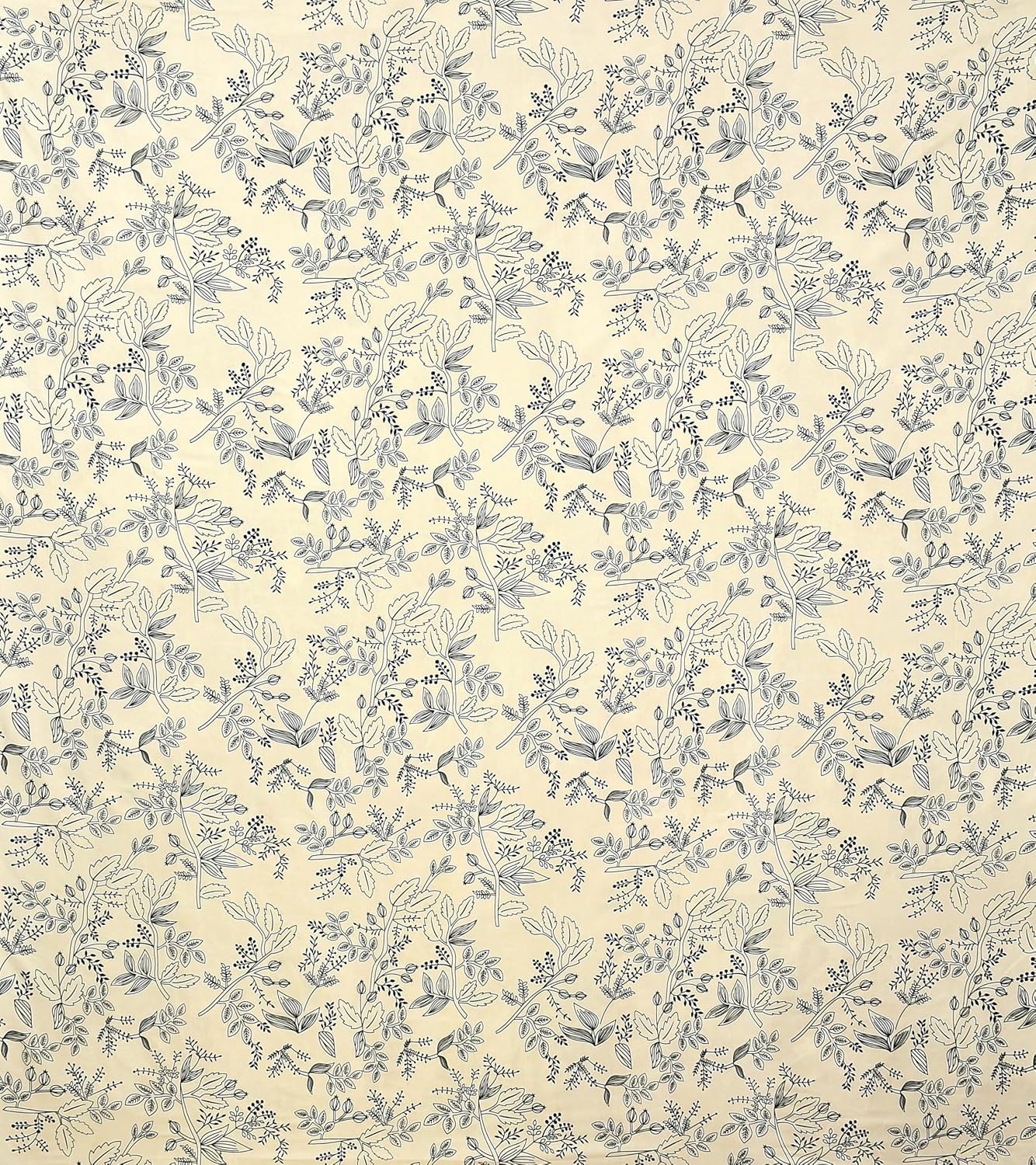 TIB Glace Cotton Elastic Fitted Bedsheets Single Bed 36x78x8 Inches with 1 Pillow Covers, 210TC (Blue Flower, Single)