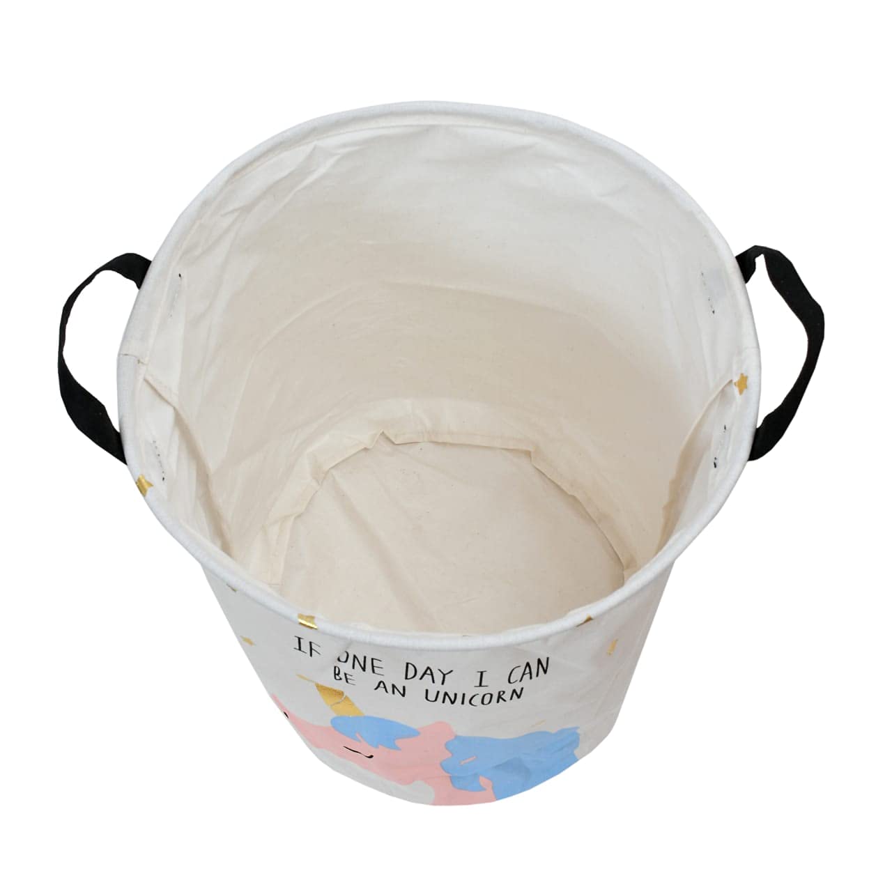 TIBÂ® Polyester Foldable Laundry Basket for Dirty Clothes, Beige,45-Ltr.