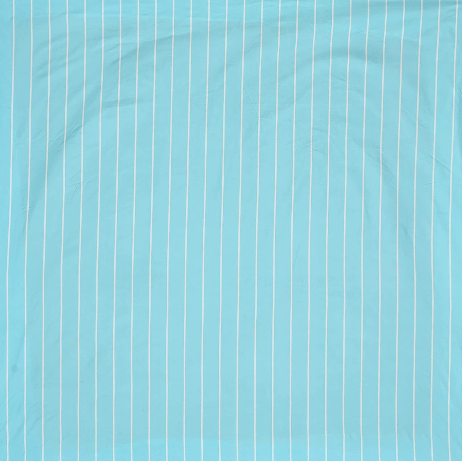 TIB  Elastic Fitted King Size Glace Cotton Bedsheets with 2 Pillow Covers | Double Bed with All Around Elastic | Size - 72x78+8 inches, Blue